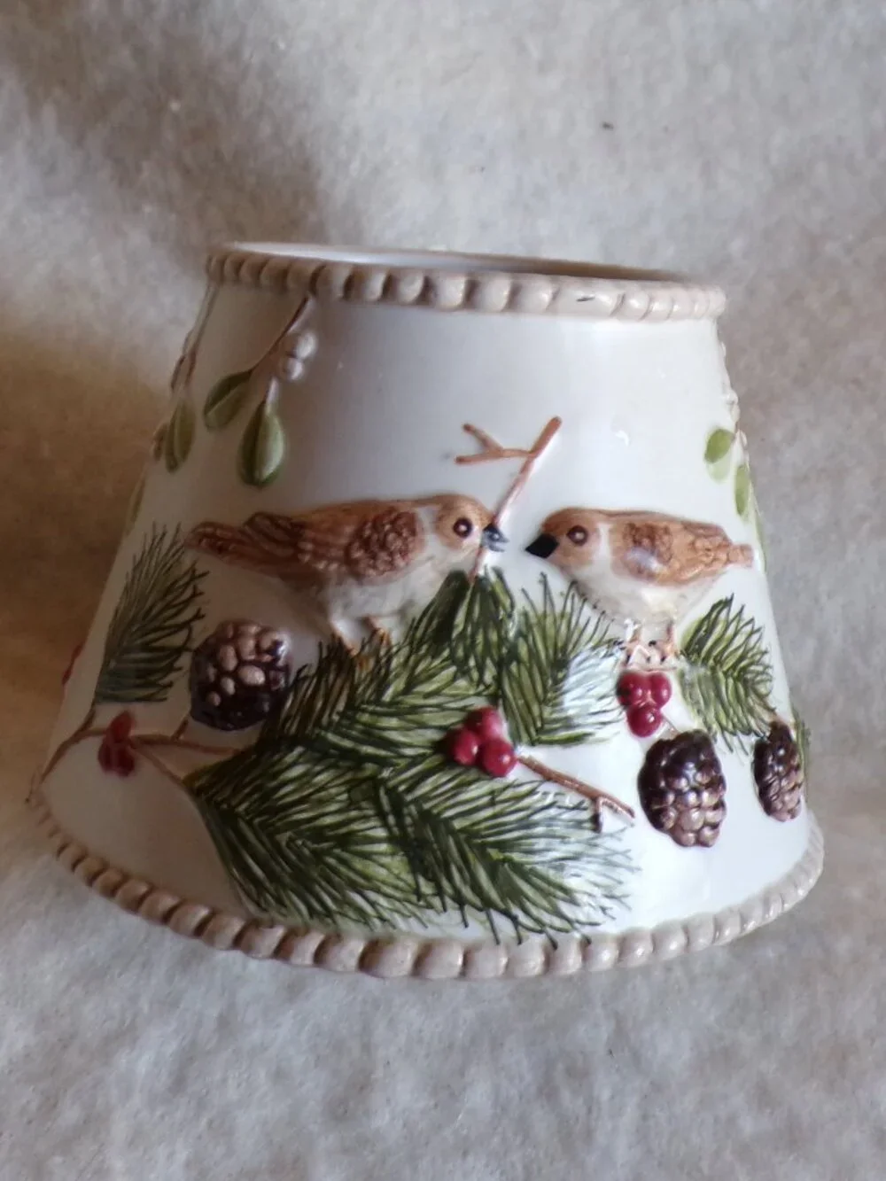 Yankee Candle Lampshade Topper Shade Ceramic Small